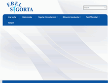 Tablet Screenshot of erelsigorta.com